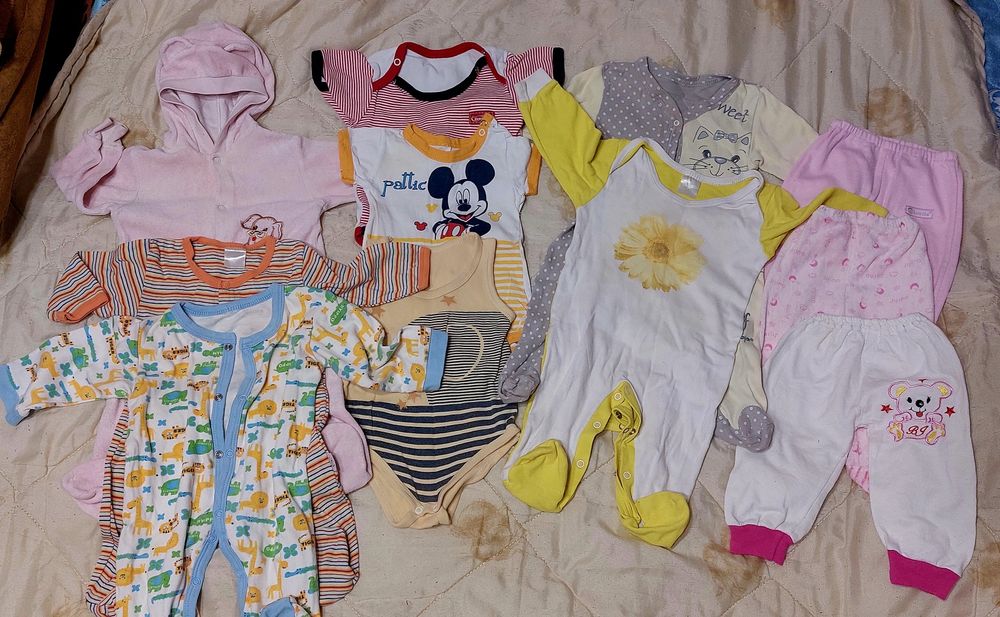 Пакет вещей для новорожденных