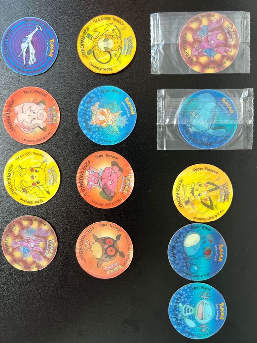 Pokemon Tazos Walkers Колекция
