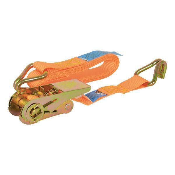 Chinga ancorare marfa Carpoint 5m 350 kg, latime 25mm, portocalie, omologare TUV/GS