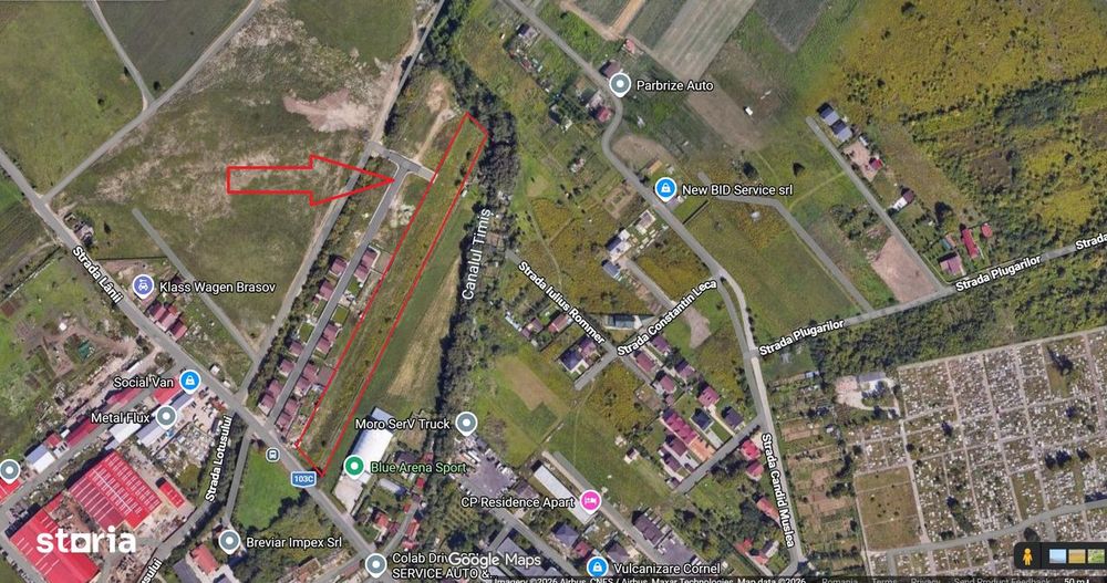 Teren intravilan 5.000 mp, str. Lanii Bartolomeu!