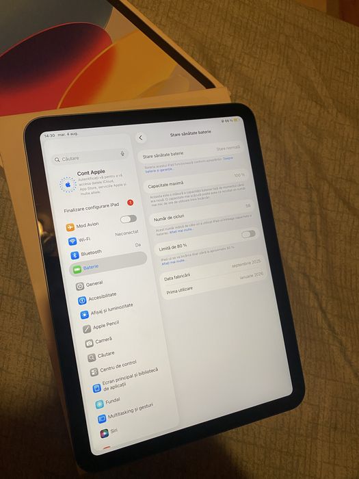 Tabletă iPad (A16) Wi-Fi