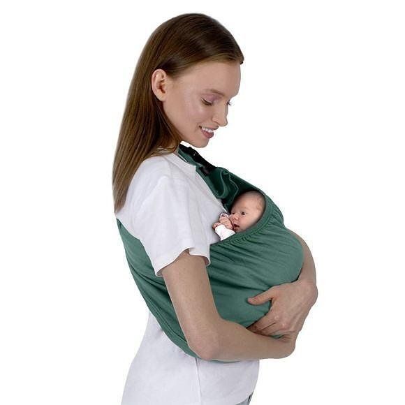Бебешки слинг 0м+ Sevi Baby в зелено