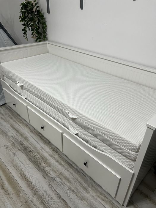 Cadru divan cu 3 sertare alb 160x200