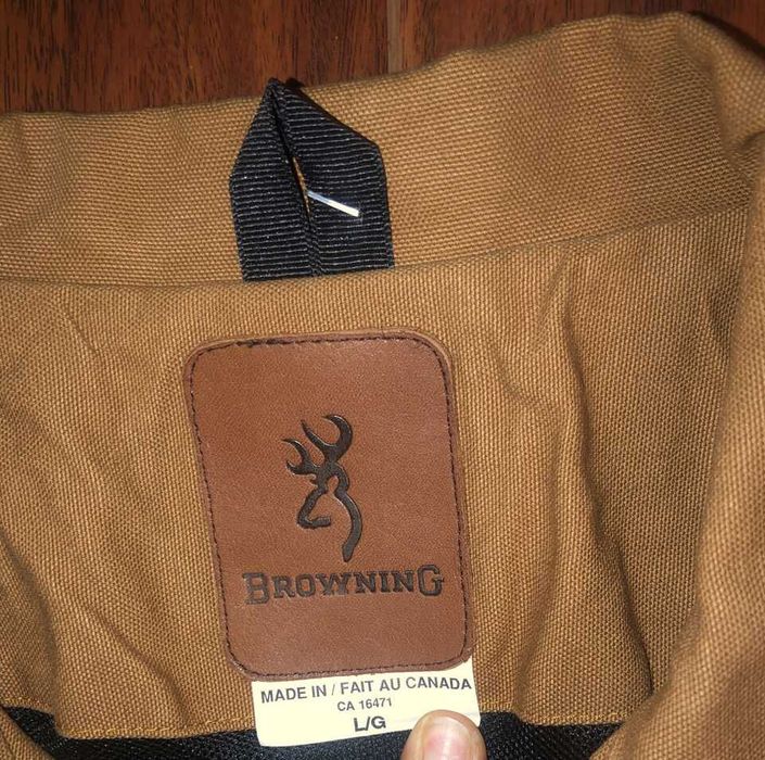 Винтажная длинная охотничья куртка BROWNING. Канада.