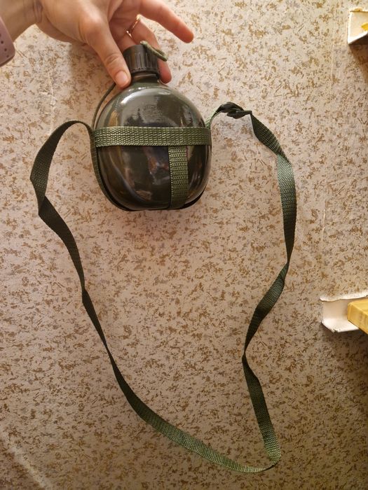 Фляжка алюминиевая