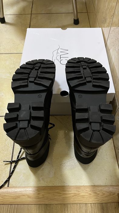 Ghete negre impermeabile/șireturi/iarnă/ghetuțe,damă/femei/fete mări36