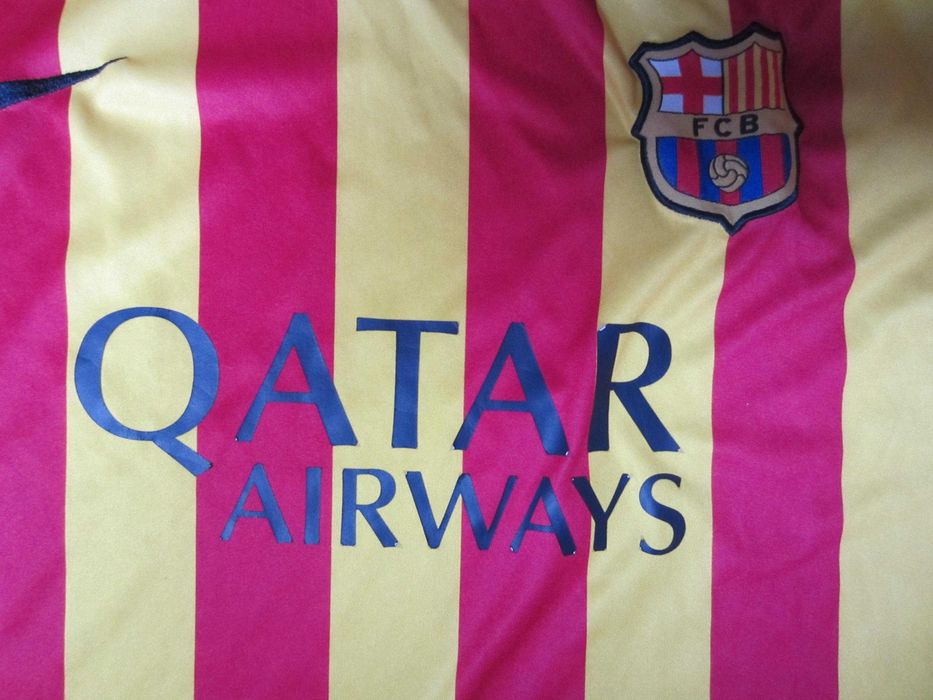 Tricou fotbal Barcelona, masura L, nepersonalizat, Nike , stare buna