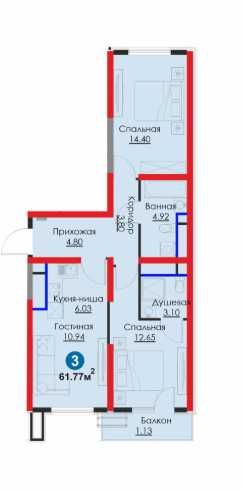 СРОЧНО с первых рук 3 Комнаты -СКВОЗНЫЕ. Квартира Мечты-П/В-16,300$ (8