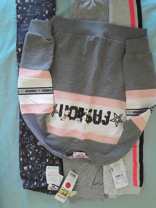 Лот нови детски дрешки 128см./7г-8г/