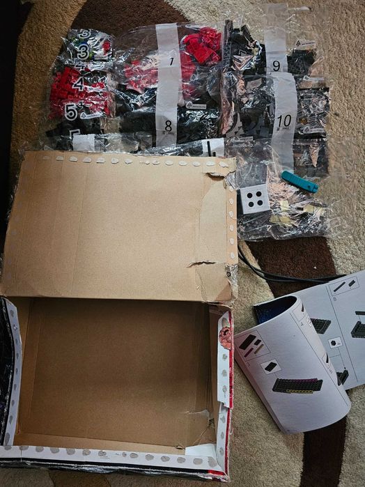 Lego ideas fender stratocaster 21329 incomplet (pungi sigilate