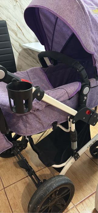 Carucior mov deschis 2 in 1