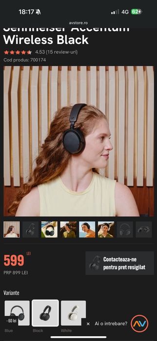 Căști seinnheiser wireless sigilate special edition