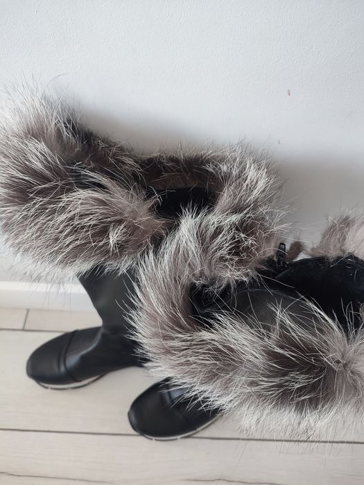 Дамски ботуши естествена кожа размер 37