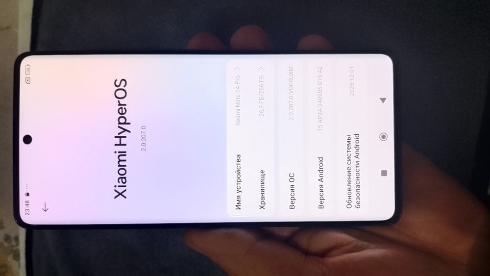 Redmi note 14 pro Midnight Black 12/256