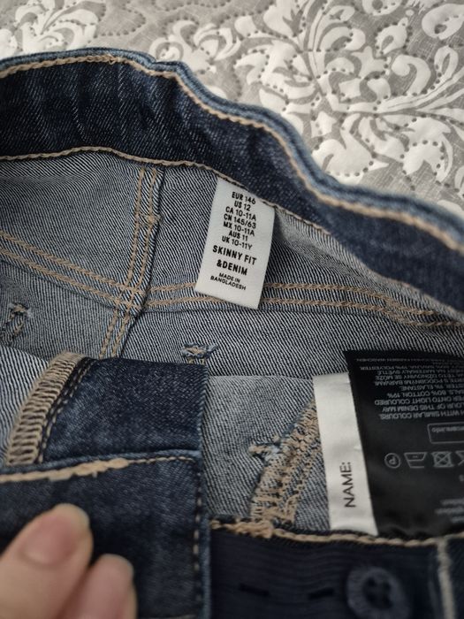 Jeans blugi pantaloni fete masura 146 H&M