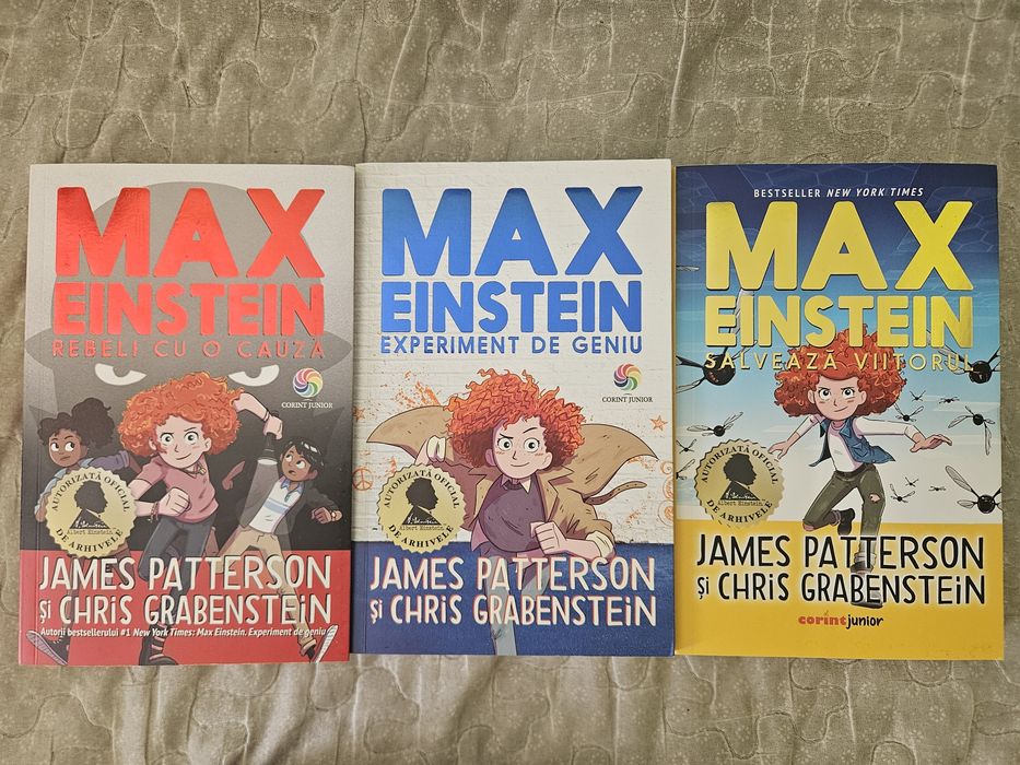 Serie de carti Max Einstein, de James Patterson