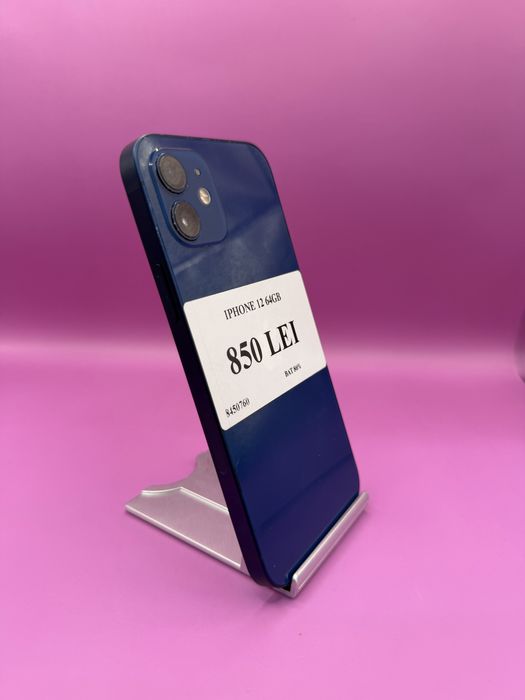Iphone 12 64 GB bat 86 % •Matei Amanet Margeanului• 8450
