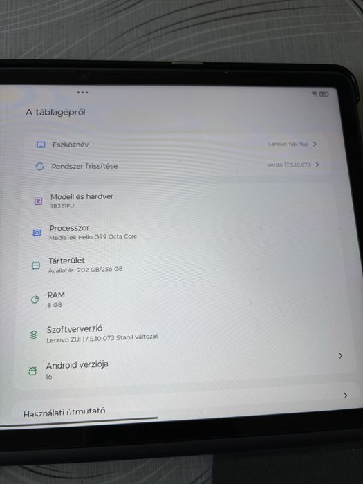 Lenovo Tab Plus 256 gb