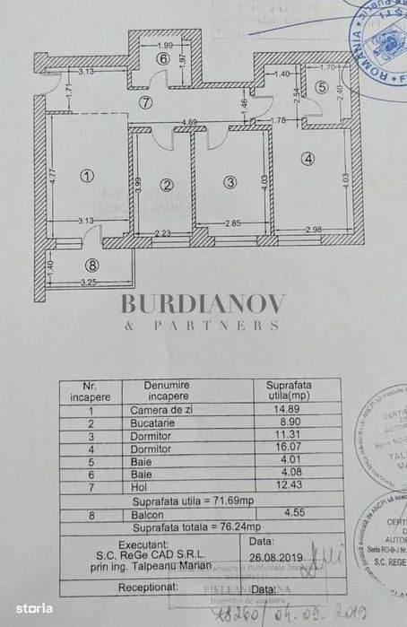 Apartament cu 3 camere - Palladium Residence - Metrou Nicolae Teclu — fotografia 3