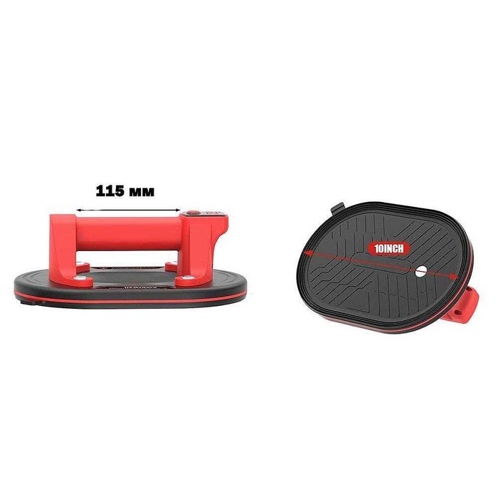 Вакуум вендуза, акумулаторна, 7.4V, 2Ah, 167x247 мм, до 260 кг, USB-C