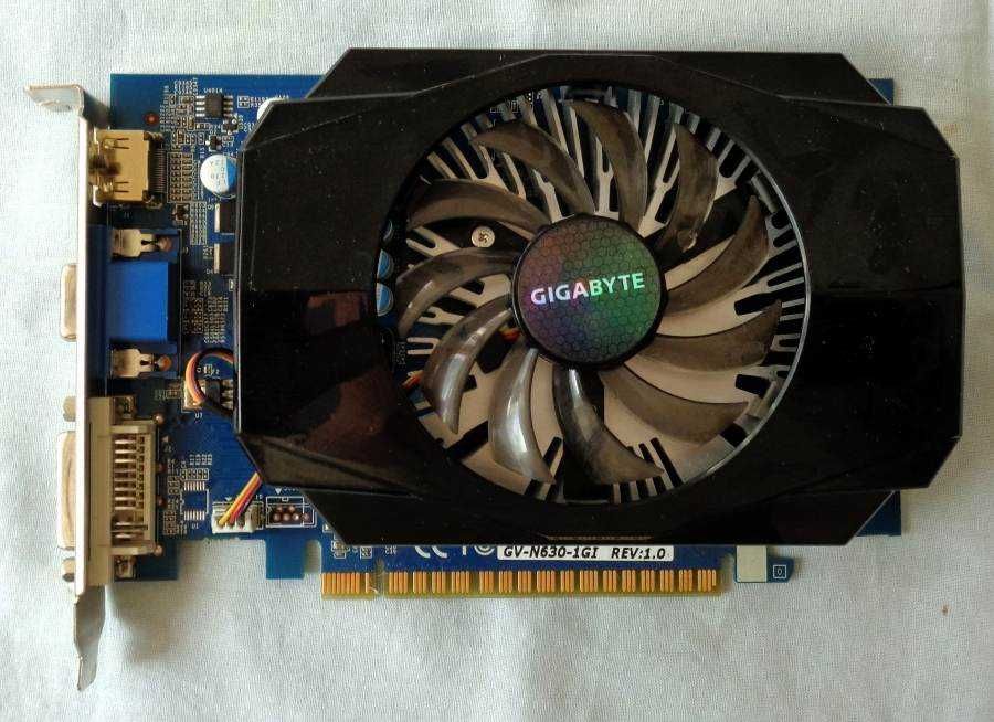 Видеокарта GT 630 Gigabyte GV-N630-1GI 1Gb DDR3 128 bit VGA+DVI-I+HDMI