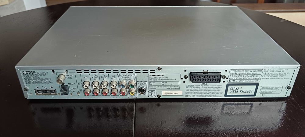 Домашно кино Panasonic SA-HT870 на части