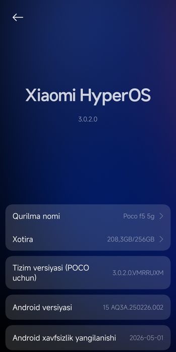 POCO   F5     5G