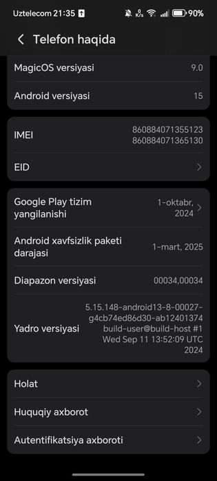 Honor 200 12+12 512 gbsotiladi ideal