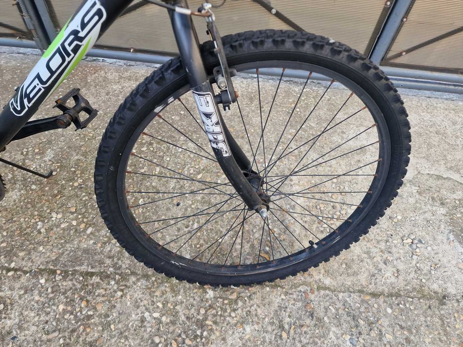 Bicicleta copii MTB Velors 26", verde/negru