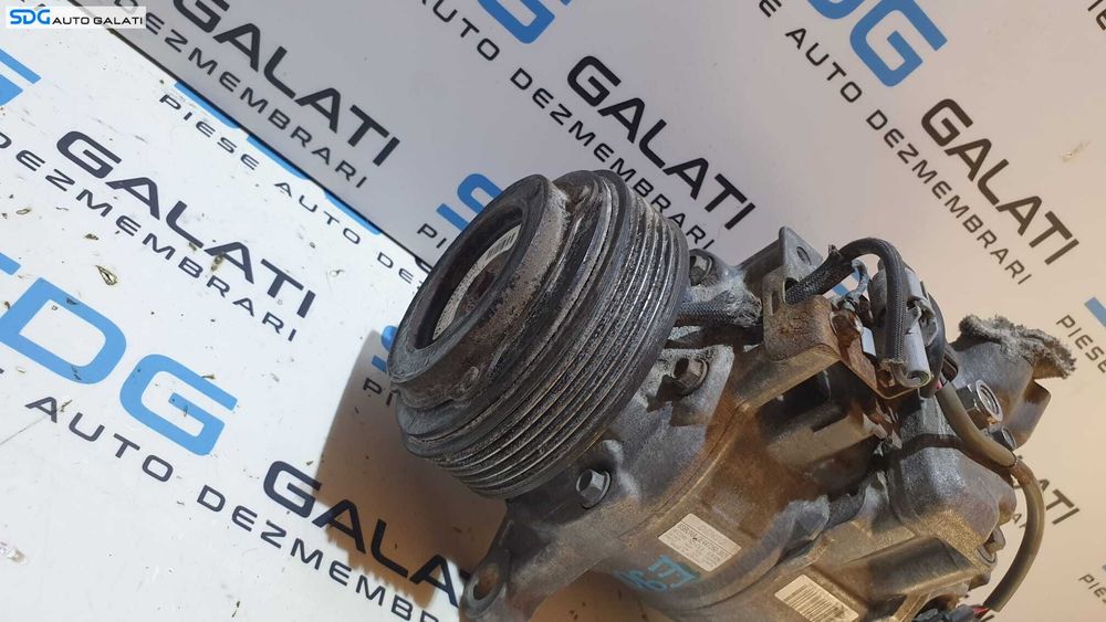 Compresor AC Aer Conditionat Clima BMW 5 F10 F11 F07 518 520 525 2.0 D N47 2010 - 2017 Cod 9225703 64529225703