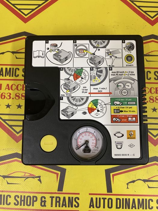 Compresor auto umflat roti original Renault Dacia 99565 6935