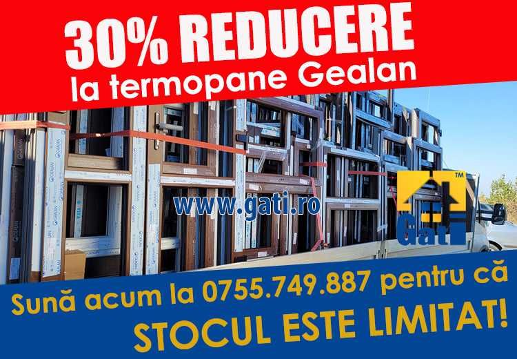 30% REDUCERE la ferestre termopan Gealan în Dâmbovicioara, Dâmbovița
