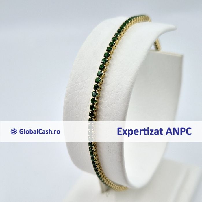 Bratara tennis din aur de 14k, 3.36g | GlobalCash.ro #CF108230