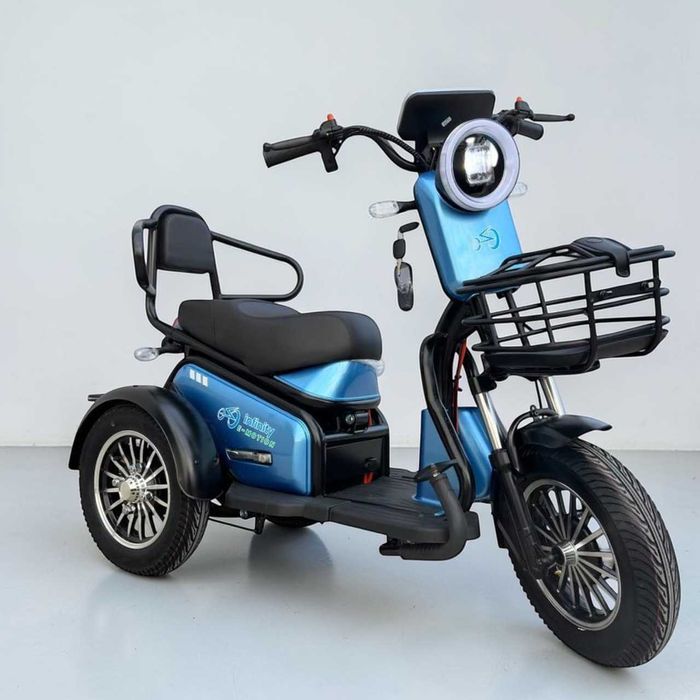 Двуместна Електрическа Триколка PUDDING 1800W МОДЕЛ 2026