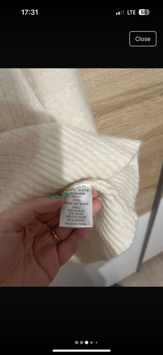 Pulover lana si alpaca neo noir