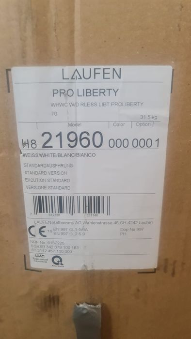 Vas Tualeta WC Laufen Pro Liberty Nou fara capac