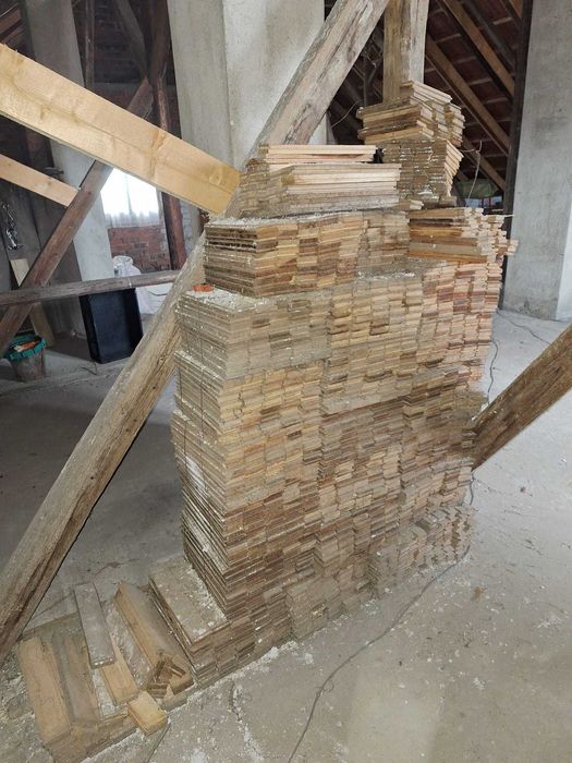 Parchet masiv lemn natural, nefolosit