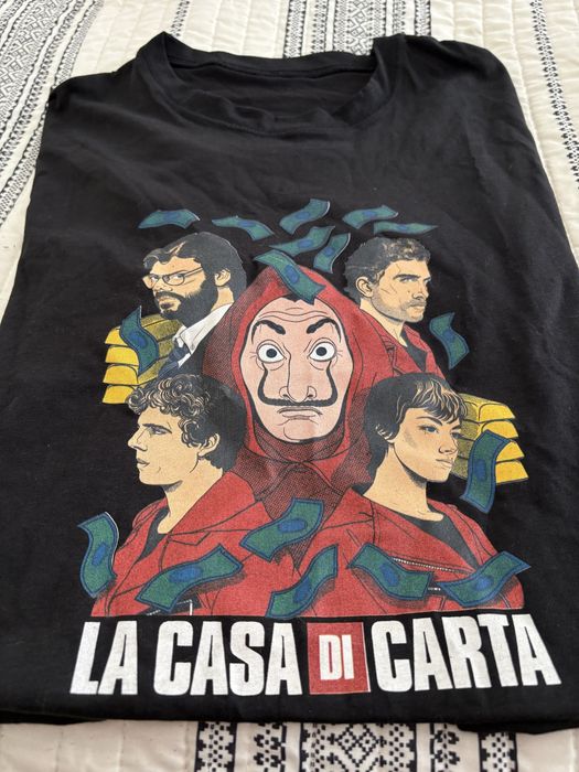 Тениска La casa di carta по филма Miney heist на Netflix
