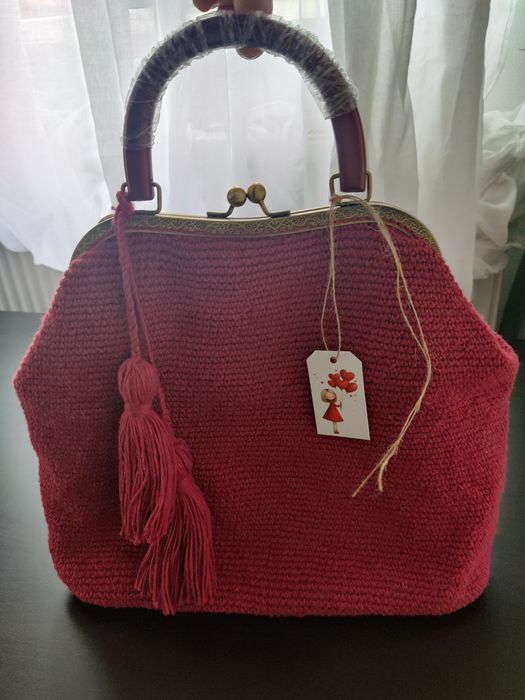 Poșetă unicat croșetată