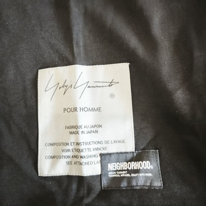 Yohji Yamamoto x Neighborhood мъжка тениска черна НОВА