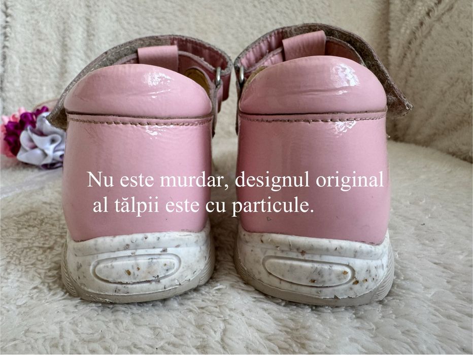 Angulus sandale fete Roz Mar.28(18cm) piele natural