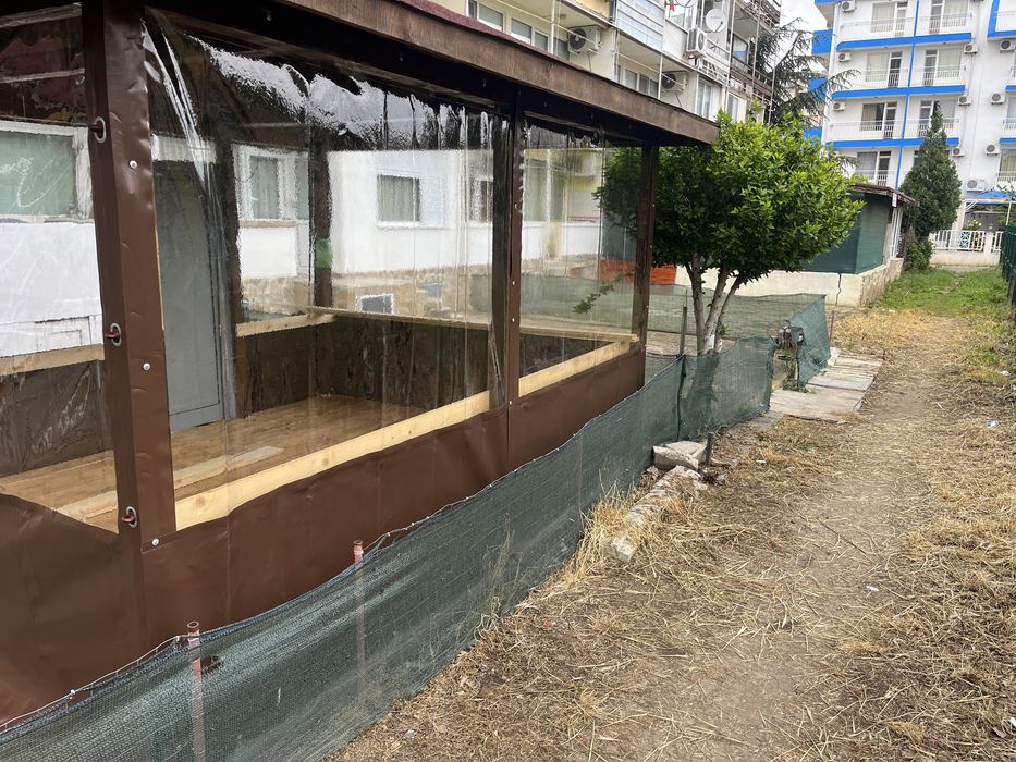 Ветроупорни завеси,тенти,сенници,перголи,покривала,винил,кристал.