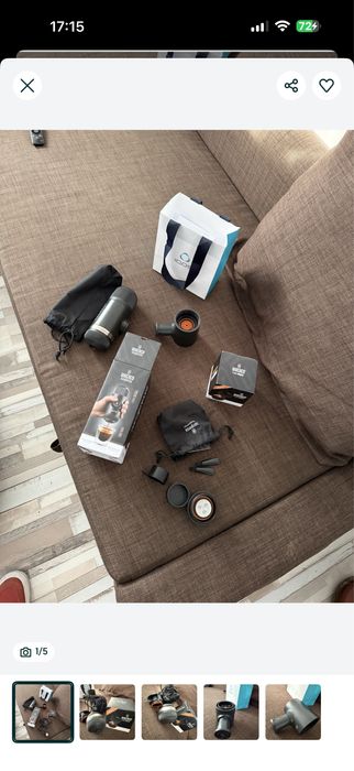 Wacaco nesspreso Aparat si adaptor capsule