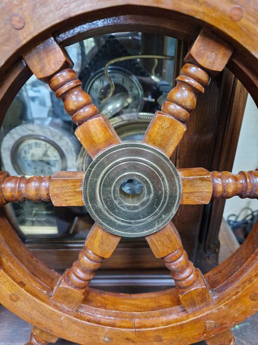 Чудесен антикварен английски дървен рул