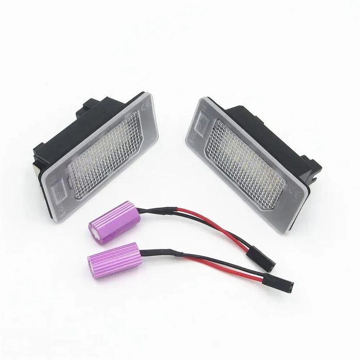 Becuri led numar Vw Passat Golf Tiguan Touareg Sharan Audi A3 A4 A6 A7