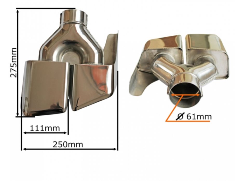 Накрайник за ауспух подходящ за Mercedes-Benz CLS Ml GL