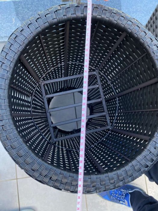 Кашпа за цветя,Ратанова кашпа,Саксия,Външна кашпа,мебел,луксозна