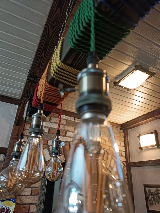 Люстра в стиле "LofT".