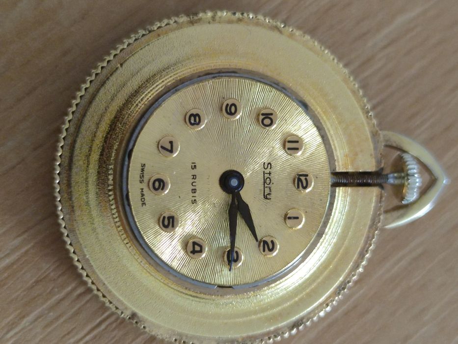 Ceas vintage  / pandantiv Noblesse Oblige, mecanic, Swiss Made, 15 rubine (anii '60-'70) perfect functional