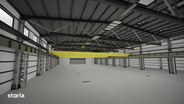 Hala de 600mp, teren de 1200mp, Gilau